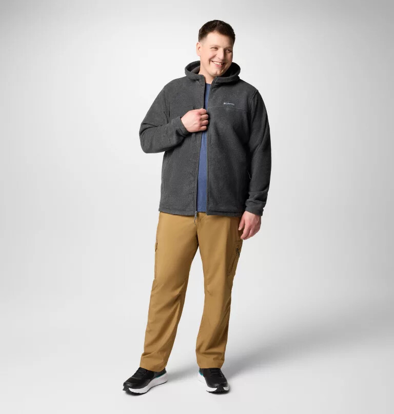 men steens mountain full zip fleece hoodie - big