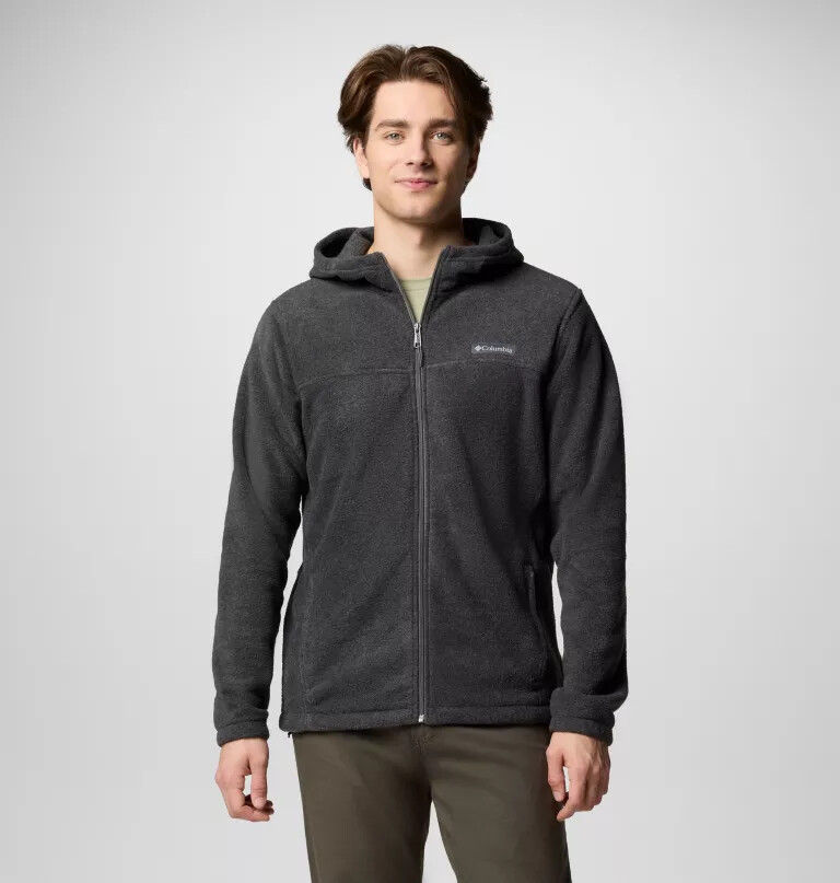 men steens mountain full zip fleece hoodie - tall