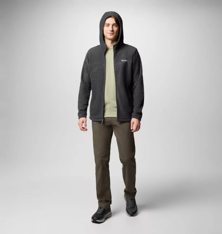 men steens mountain full zip fleece hoodie - tall