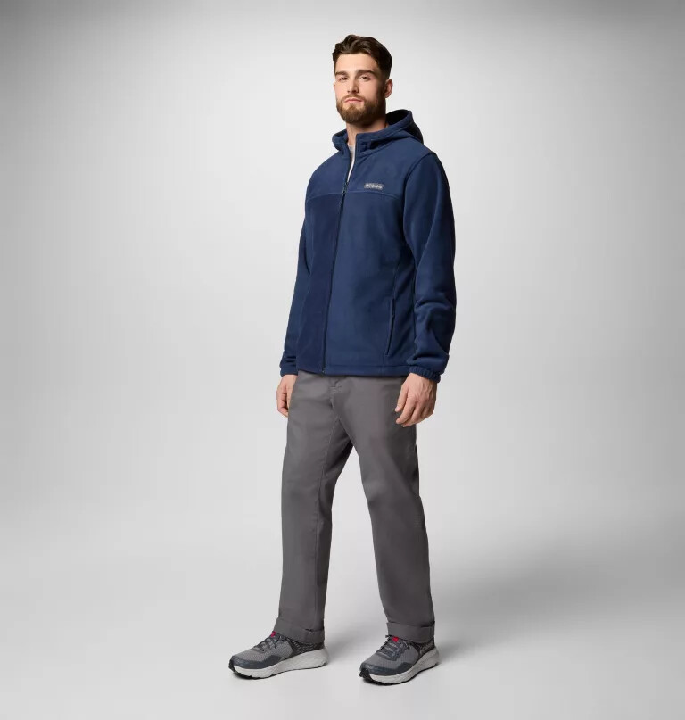 men steens mountain full zip fleece hoodie - tall