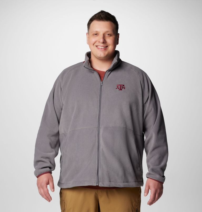 men collegiate flanker iv fleece jacket - texas am - big
