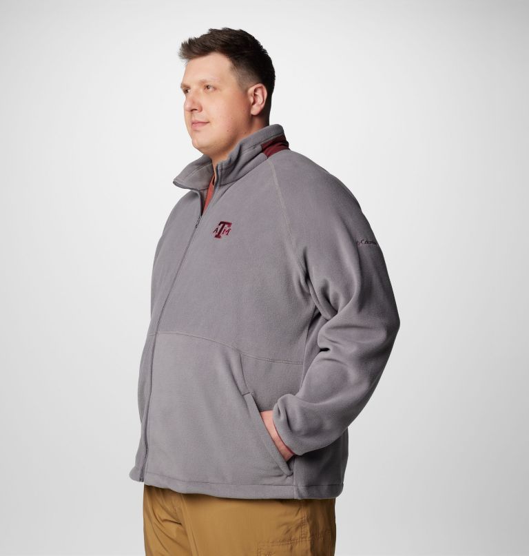 men collegiate flanker iv fleece jacket - texas am - big