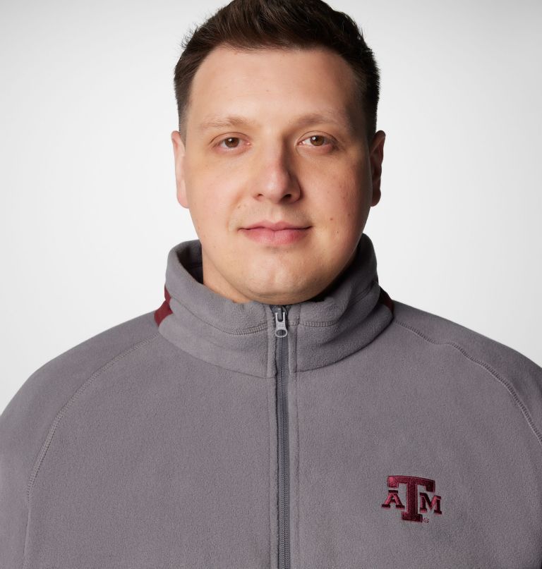 men collegiate flanker iv fleece jacket - texas am - big