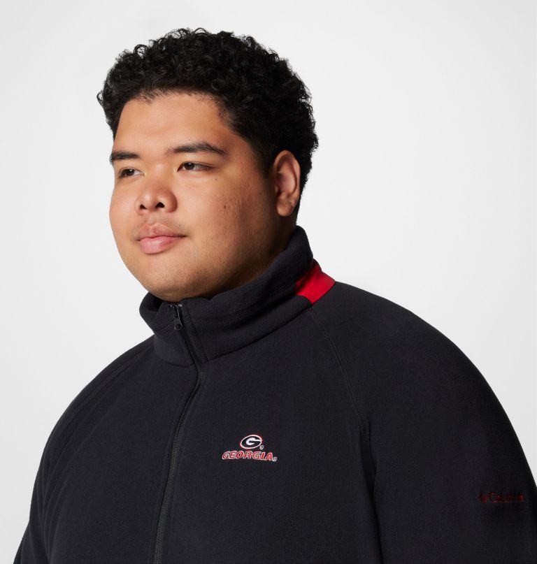 men collegiate flanker iv fleece jacket - georgia - big