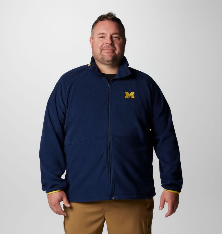 men collegiate flanker iv fleece jacket - michigan - big