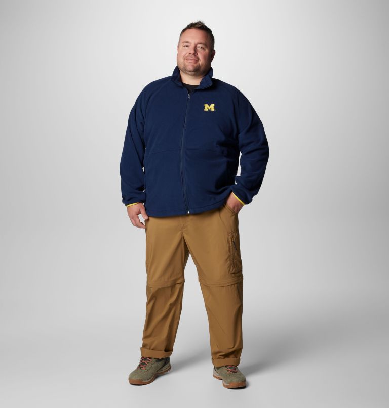 men collegiate flanker iv fleece jacket - michigan - big