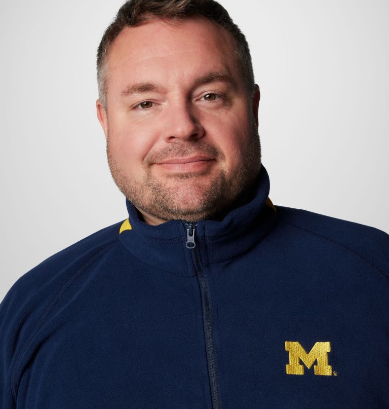 men collegiate flanker iv fleece jacket - michigan - big