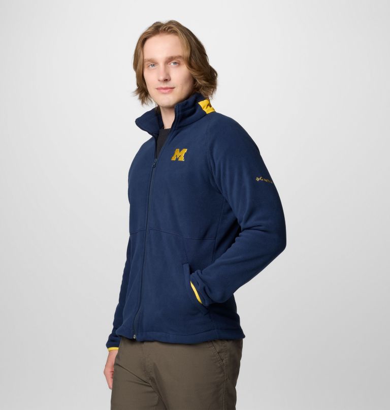 men collegiate flanker iv fleece jacket - michigan - tall