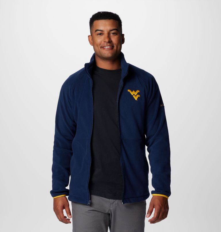 men collegiate flanker iv fleece jacket - west virginia - tall