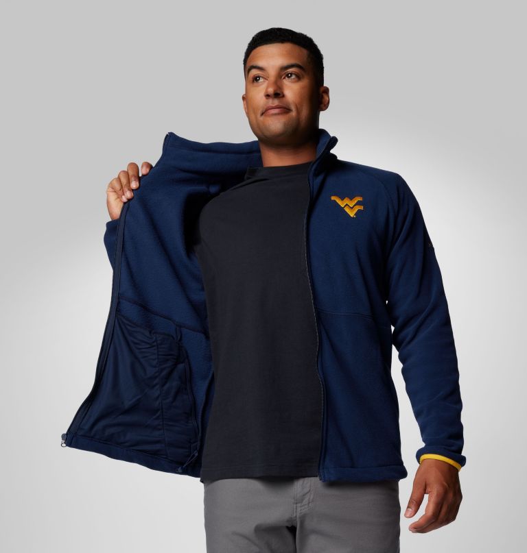 men collegiate flanker iv fleece jacket - west virginia - tall