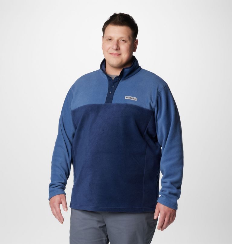 men steens mountain half snap ii fleece pullover - big