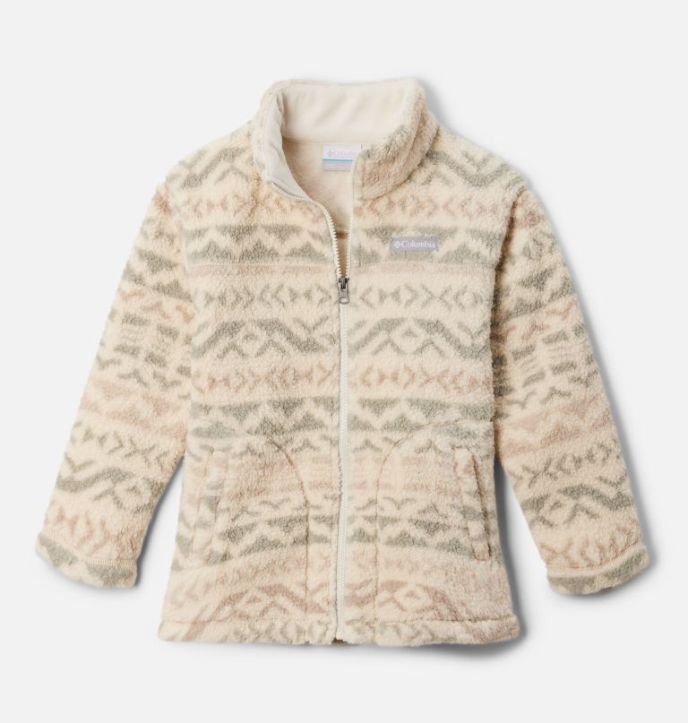 girls west bend printed full zip fleece jacket