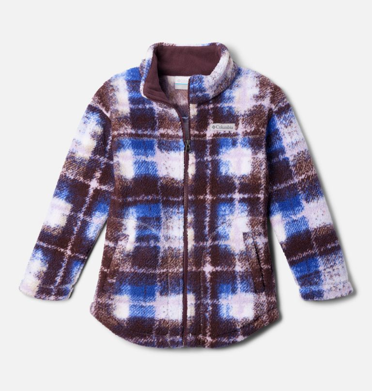 girls west bend printed full zip fleece jacket