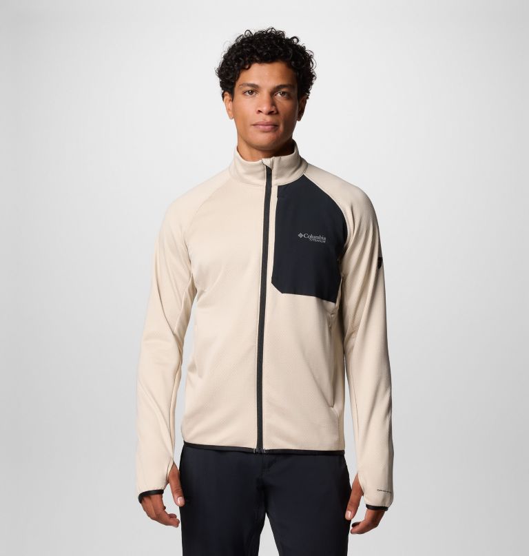 men triple canyon grid fleece ii full zip jacket