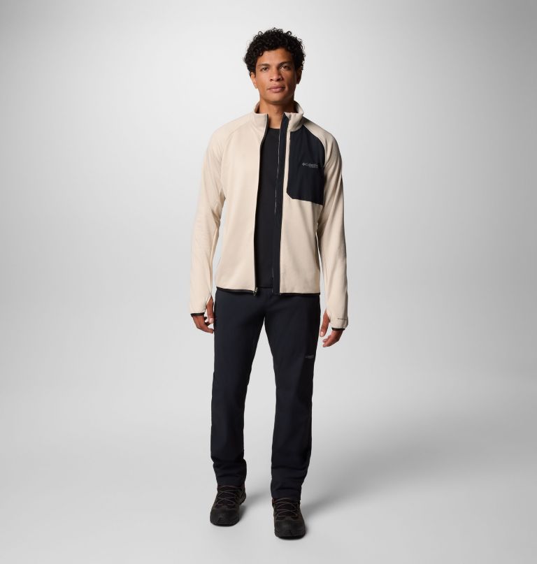 men triple canyon grid fleece ii full zip jacket