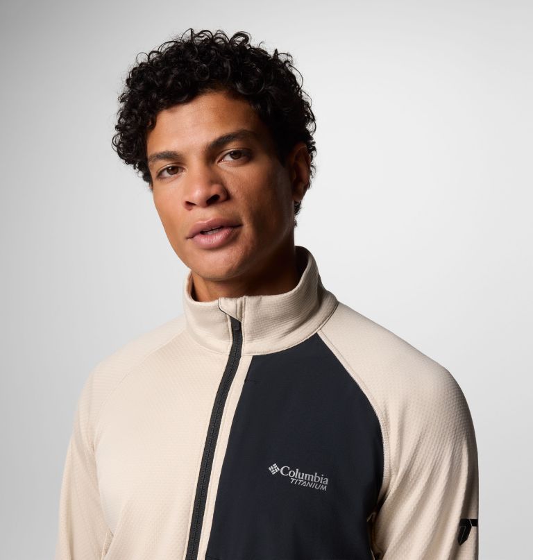men triple canyon grid fleece ii full zip jacket