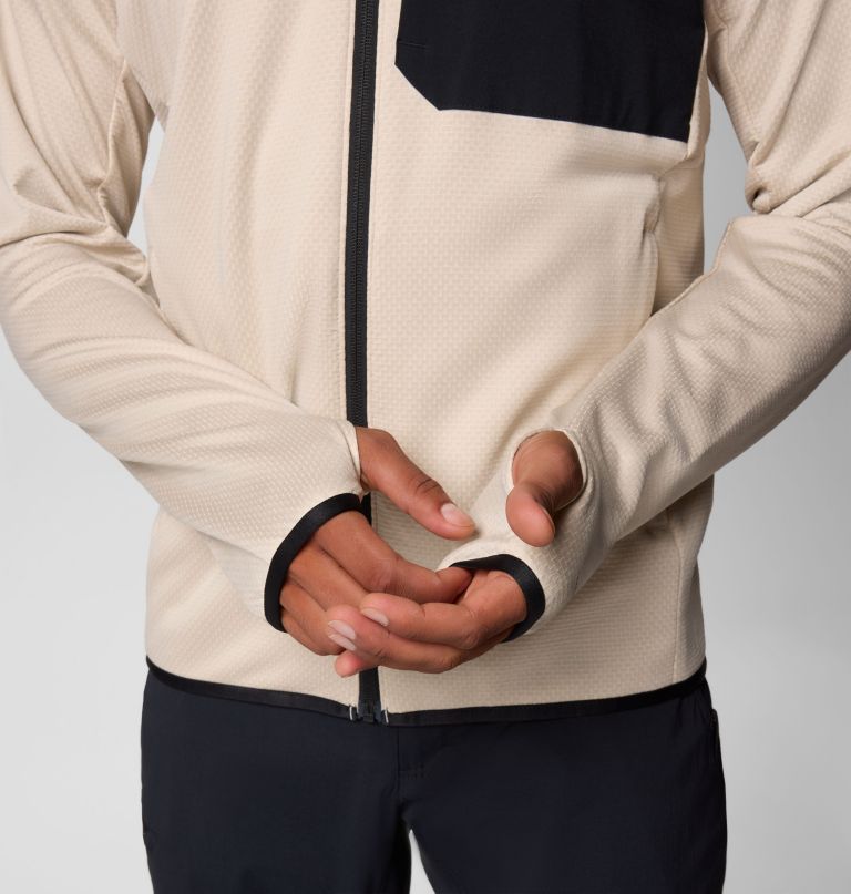 men triple canyon grid fleece ii full zip jacket