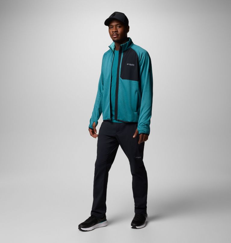 men triple canyon grid fleece ii full zip jacket