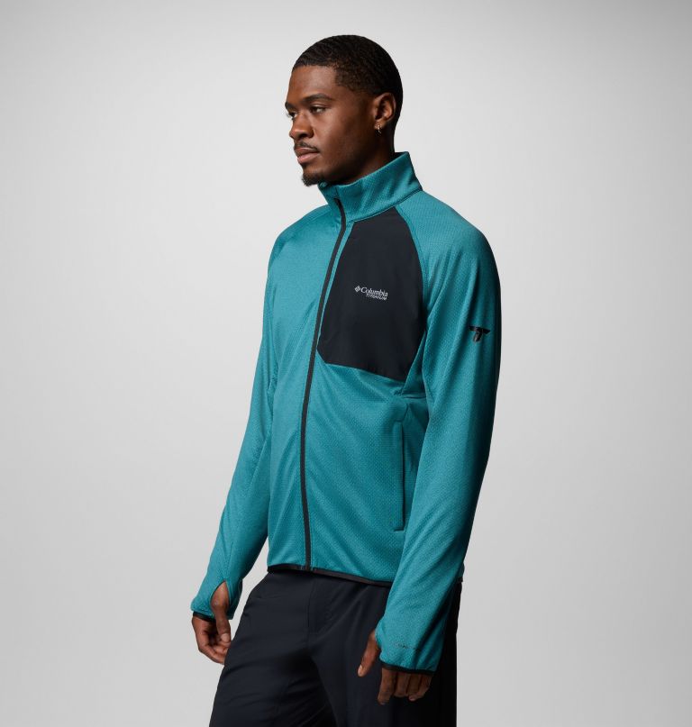 men triple canyon grid fleece ii full zip jacket