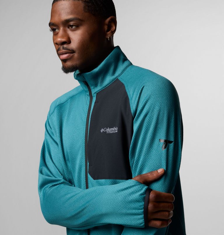 men triple canyon grid fleece ii full zip jacket