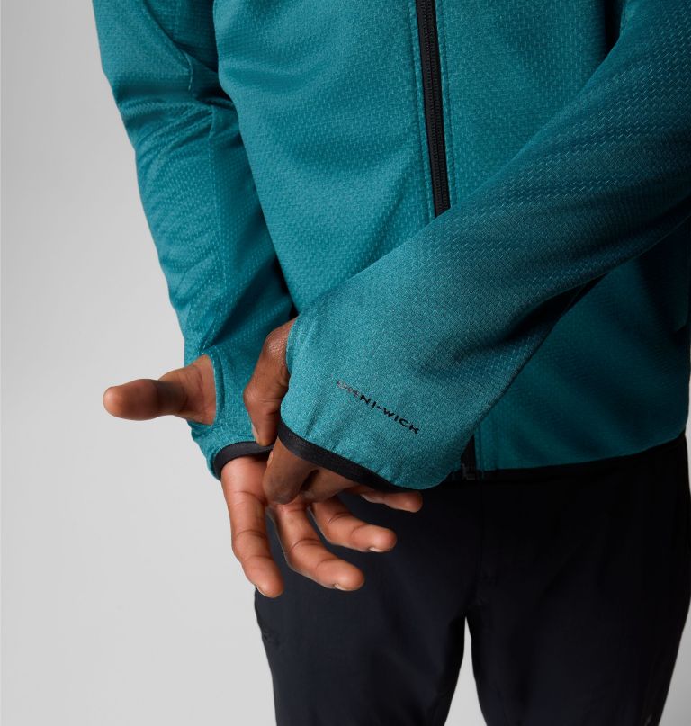 men triple canyon grid fleece ii full zip jacket