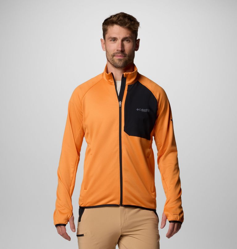 men triple canyon grid fleece ii full zip jacket