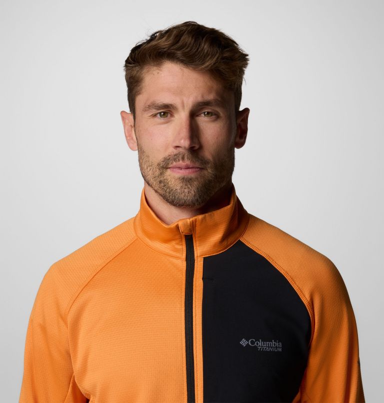 men triple canyon grid fleece ii full zip jacket