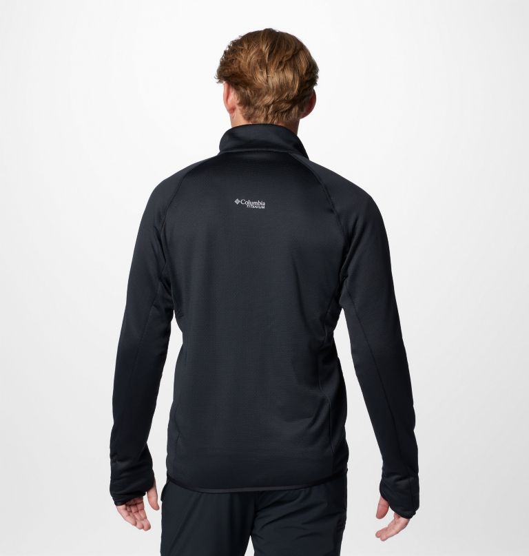men triple canyon grid fleece ii full zip jacket