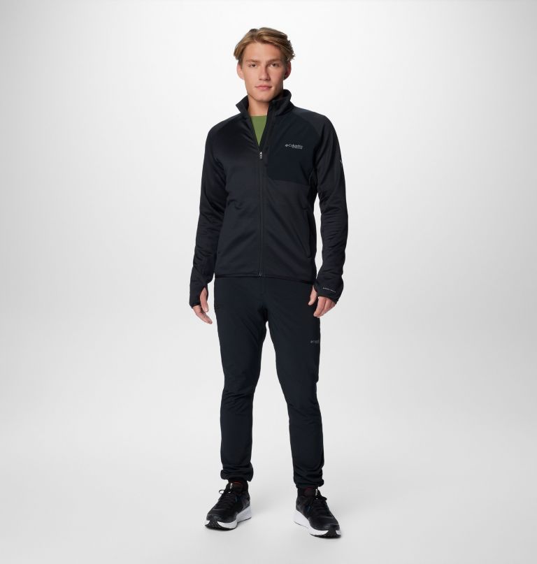 men triple canyon grid fleece ii full zip jacket