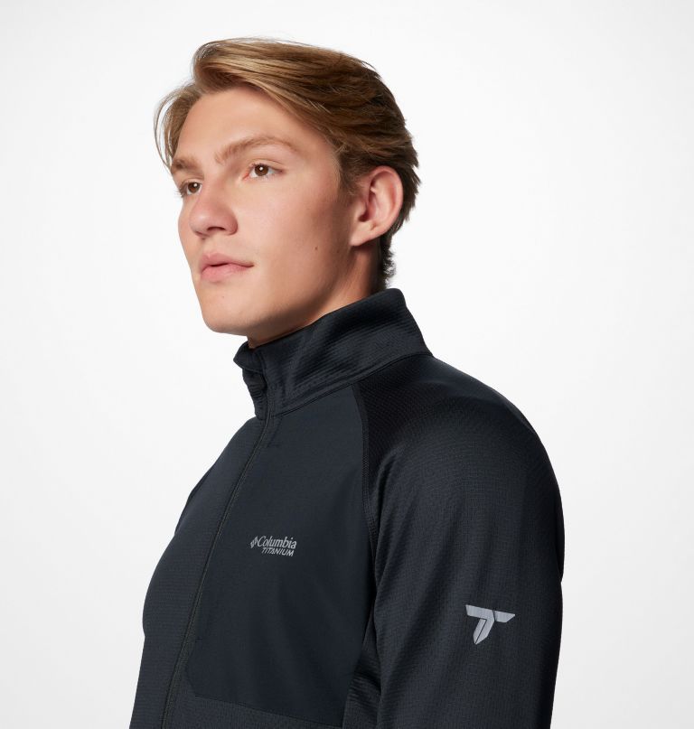 men triple canyon grid fleece ii full zip jacket