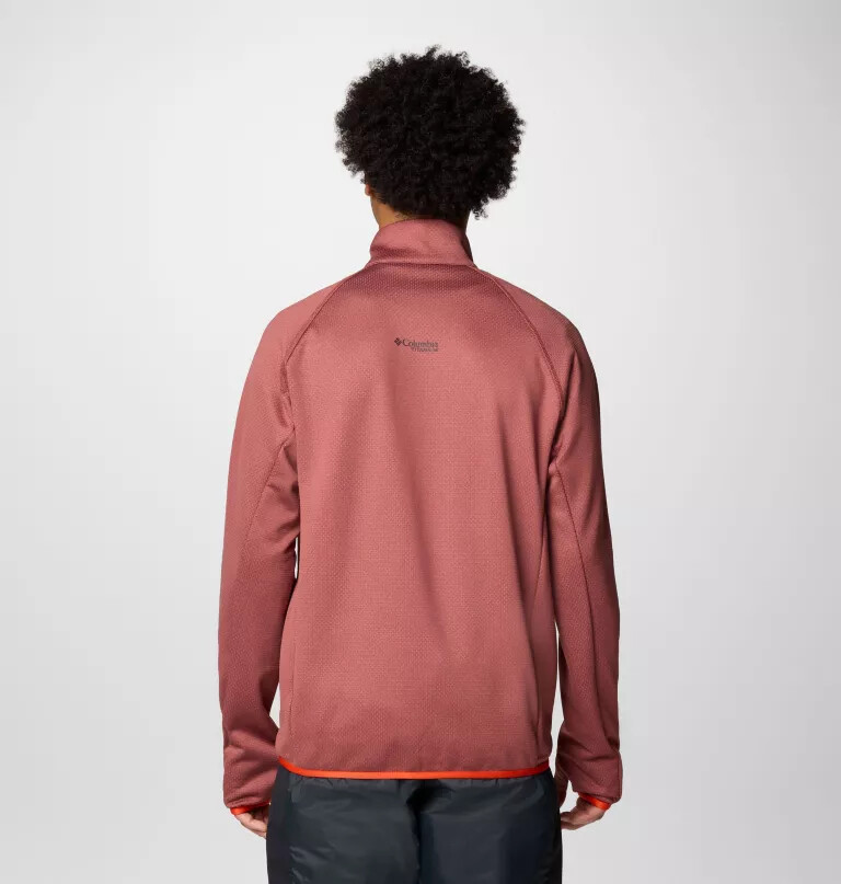 men triple canyon grid fleece ii full zip jacket