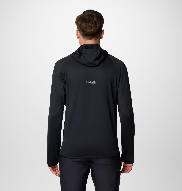 men triple canyon grid ii fleece hooded full zip jacket