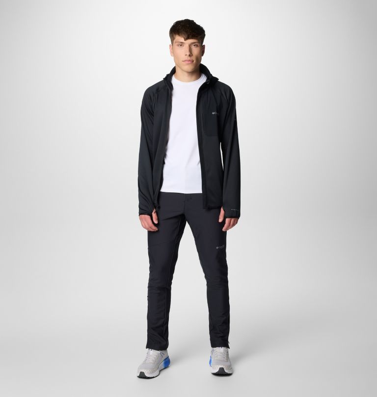 men triple canyon grid ii fleece hooded full zip jacket