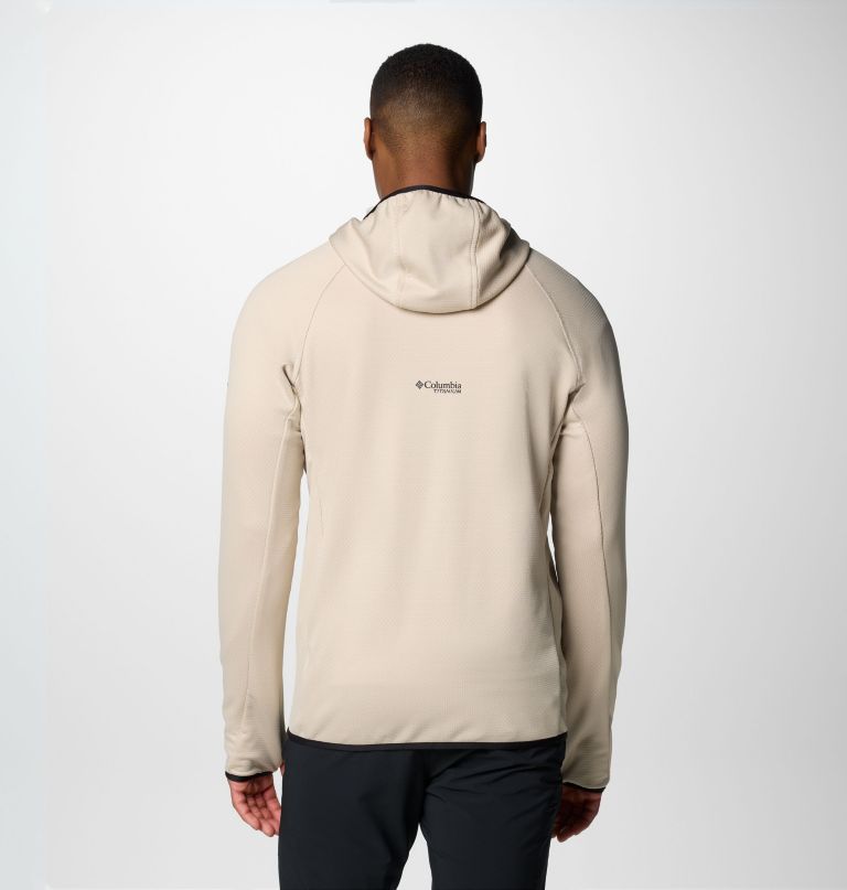 men triple canyon grid ii fleece hooded full zip jacket