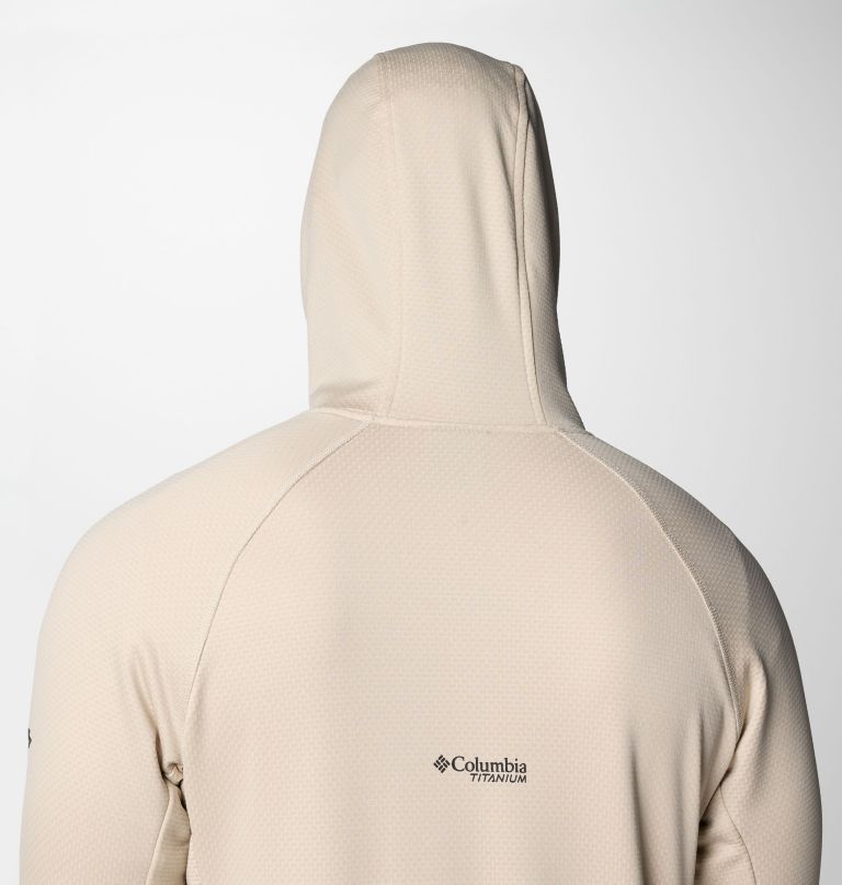 men triple canyon grid ii fleece hooded full zip jacket