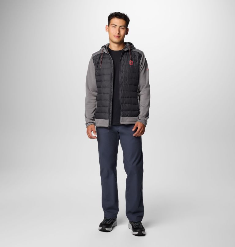 men collegiate out-shield hybrid hoodie - ohio state