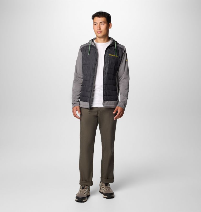 men collegiate out-shield hybrid hoodie - oregon