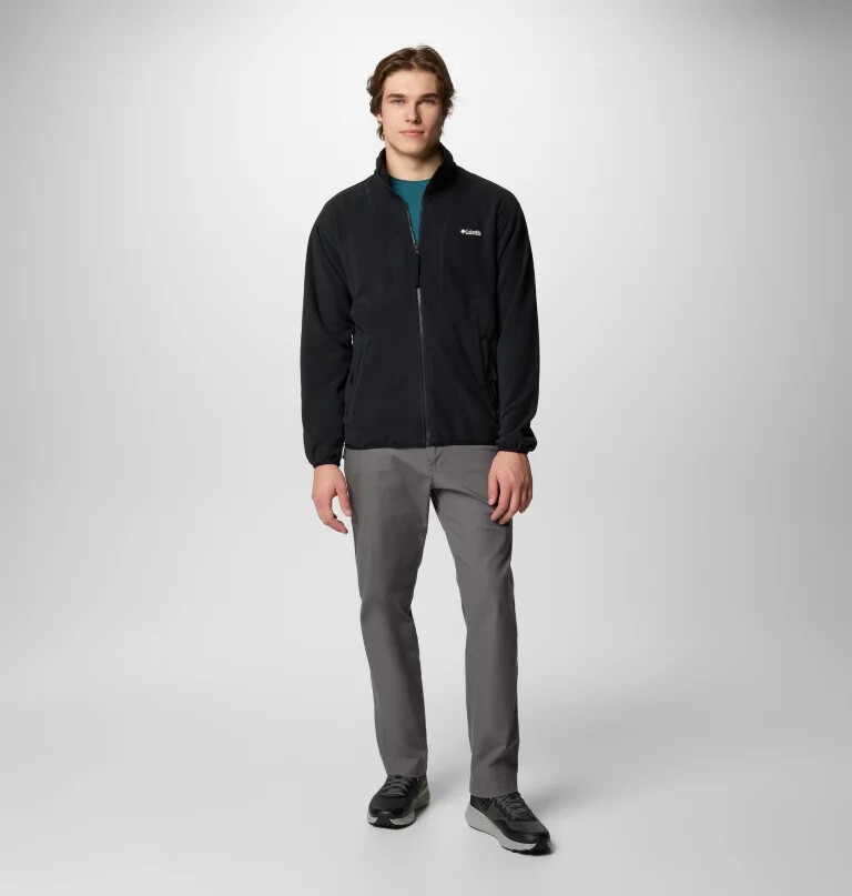 men backbowl ii lightweight full zip fleece jacket