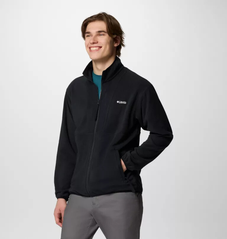 men backbowl ii lightweight full zip fleece jacket