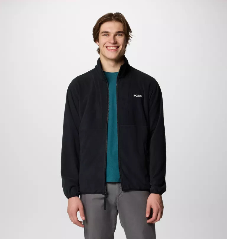 men backbowl ii lightweight full zip fleece jacket