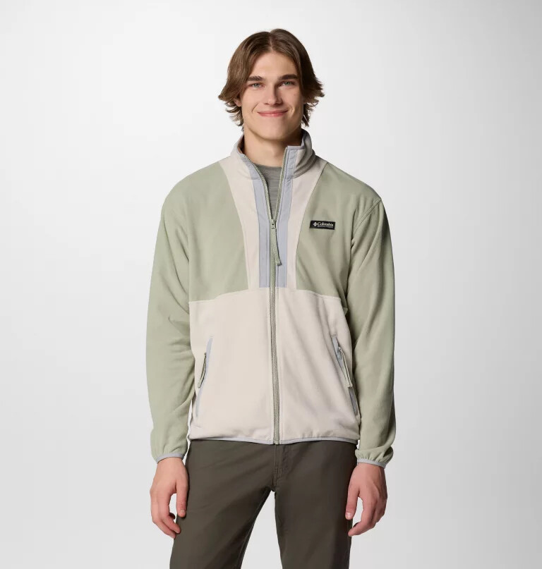 men backbowl ii lightweight full zip fleece jacket