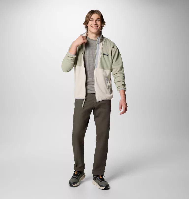 men backbowl ii lightweight full zip fleece jacket
