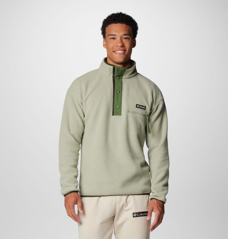 men helvetia ii half snap fleece pullover