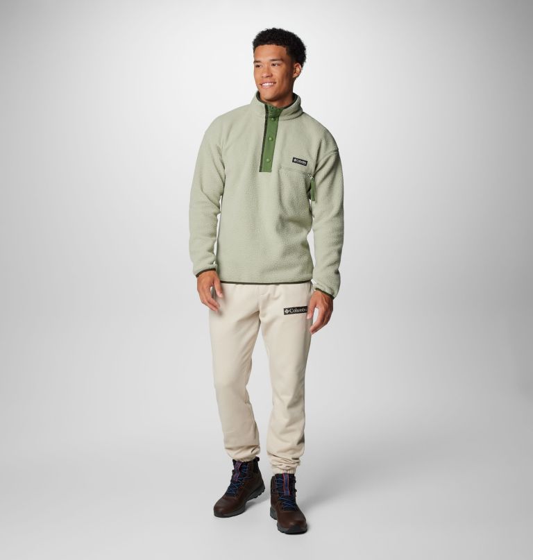 men helvetia ii half snap fleece pullover