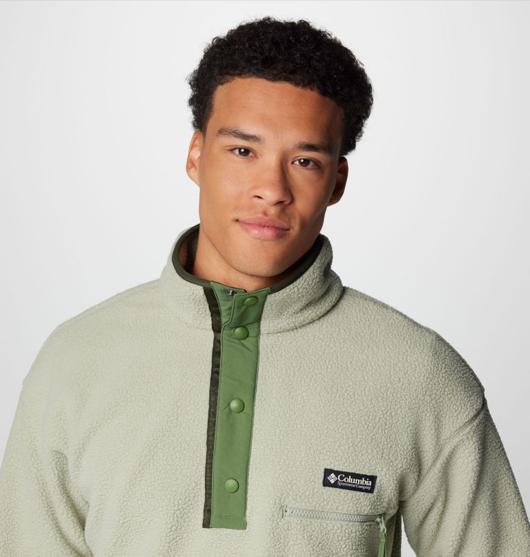 men helvetia ii half snap fleece pullover
