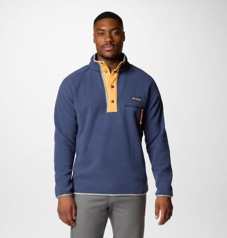 men helvetia ii half snap fleece pullover