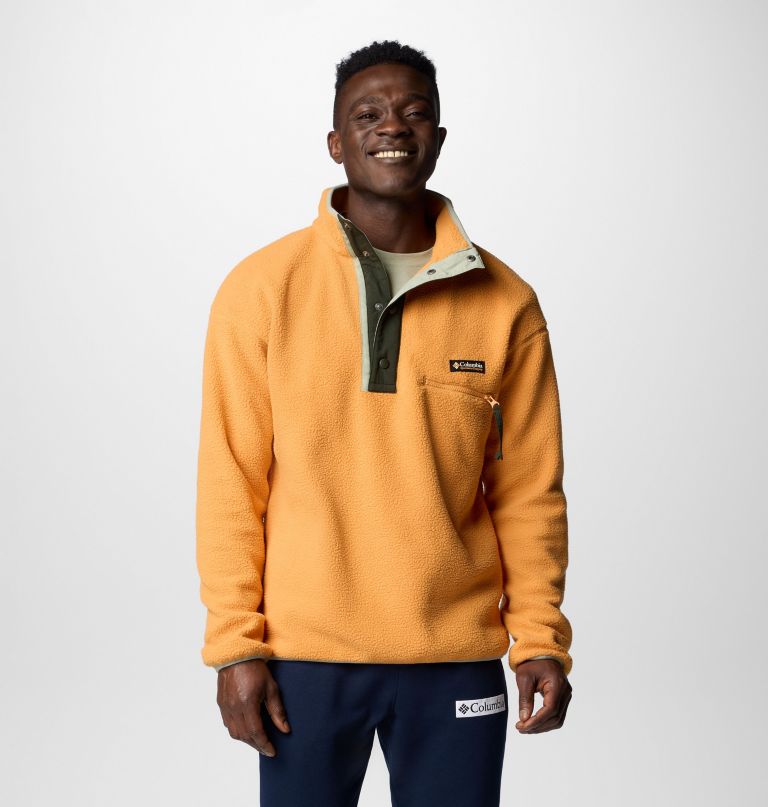 men helvetia ii half snap fleece pullover
