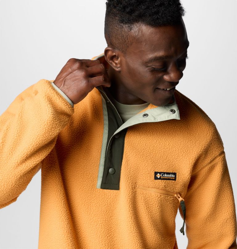 men helvetia ii half snap fleece pullover