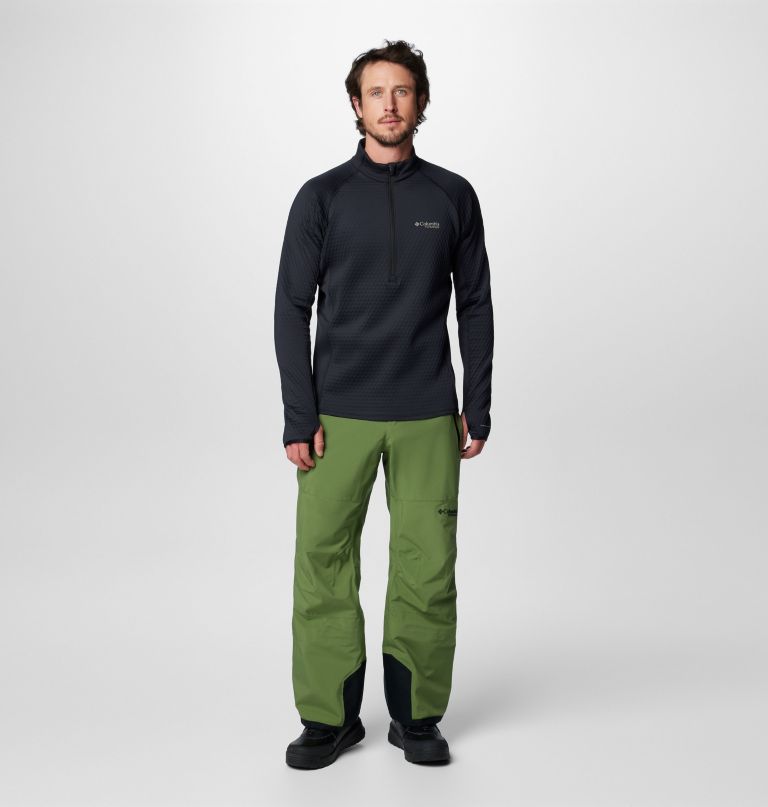 men crystal leaf omni-heat helix half zip pullover