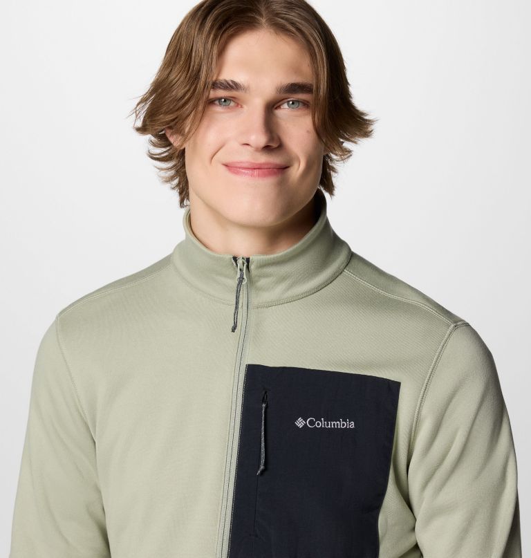 men columbia hike half zip ii jacket